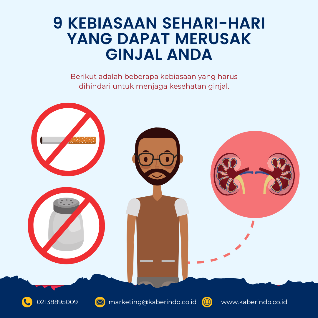 9 Kebiasaan Sehari-Hari yang Dapat Merusak Ginjal Anda